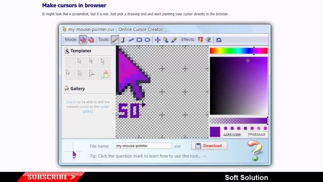How to Create Custom Mouse Cursor in Windows 10 смотреть онлайн