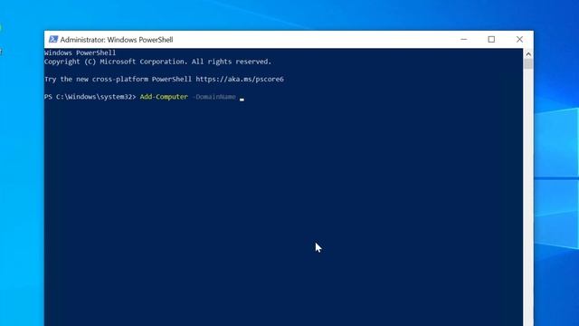 How to Add a Computer to a Domain (GUI and PowerShell) смотреть онлайн