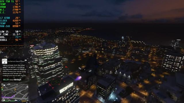 GTX 750 Ti | GTA V Online - 1080p, 900p, 720p смотреть онлайн