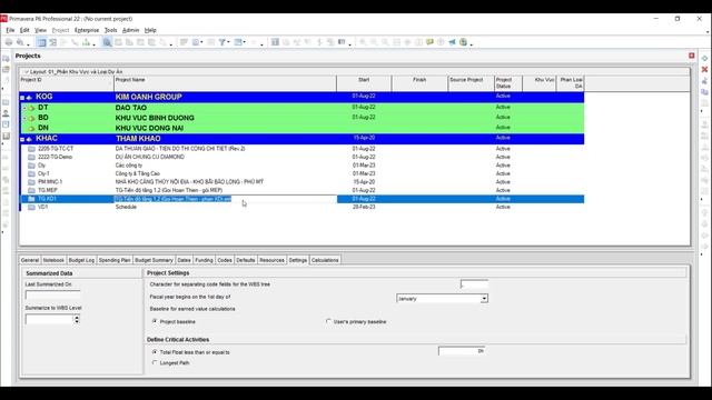 Hướng dẫn chuyển tiến độ từ MS Project vào Primavera P6/ Import MS Project to Primavera P6 смотреть онлайн