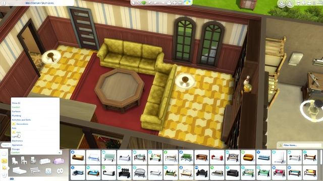 1970's Split-Level Speed Build // Sims 4 смотреть онлайн