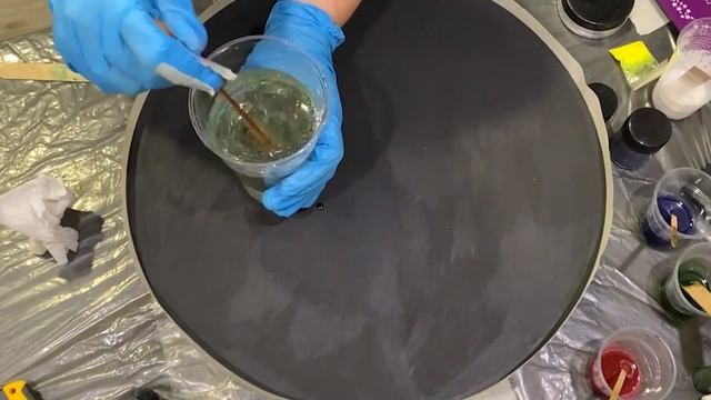 Epoxy Resin SPACE ART - Resin Galaxy Painting, Resin Art Painting