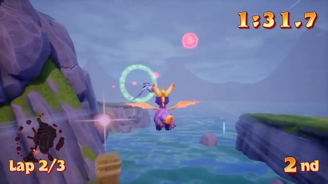 Spyro Reignited Trilogy - Harbor Speedway: Race the Blue-Footed Boobies смотреть онлайн
