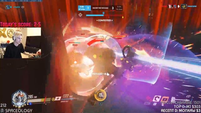 Overwatch XQC Intense Reinhardt Gameplay With 39 Elims смотреть онлайн