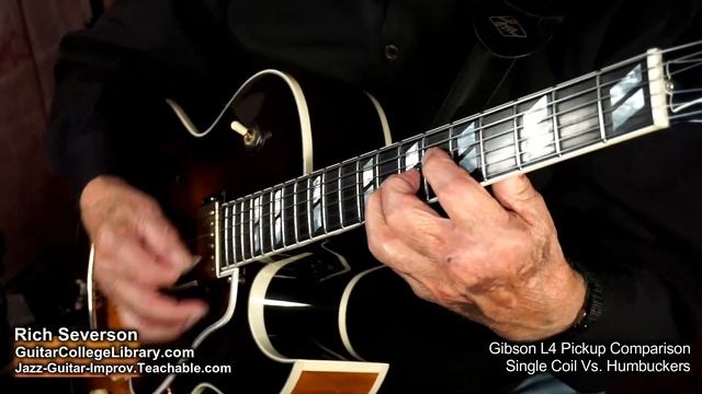 Guitar Pickup Comparison | Single Coil vs. Humbucker in a Gibson L4 Archtop | Which Sounds Better? смотреть онлайн
