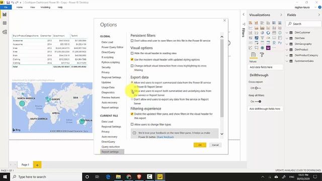 Export underlying data Power BI смотреть онлайн