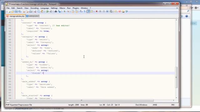 PHP Admin Panel - short intro смотреть онлайн