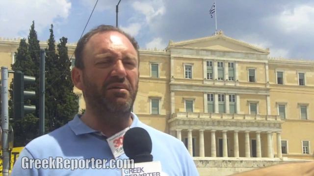 Protester: "Secret Government agencies may be behind the riots with the police in Athens" смотреть онлайн