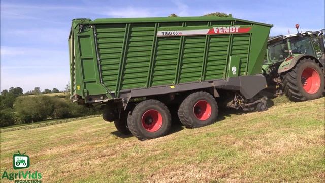 Fendt 720 & Tigo 65 XR Forage Wagon смотреть онлайн