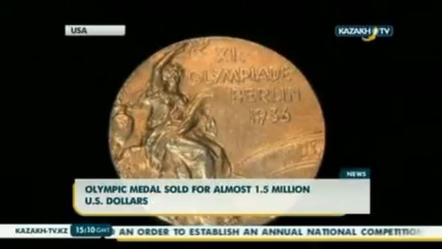 Олимпийская медаль с Игр 1936 года продана за 1,5 миллиона долларов смотреть онлайн