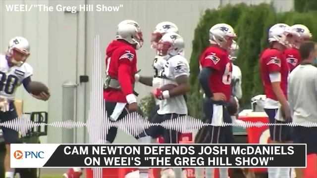 Cam Newton Defends Josh McDaniels' Playcalling смотреть онлайн
