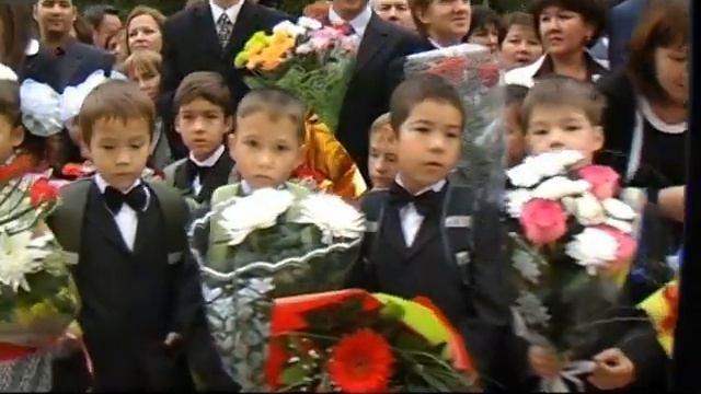 Линейка 1 сентября 2009 г. Гимназия №3 г. Уфы смотреть онлайн