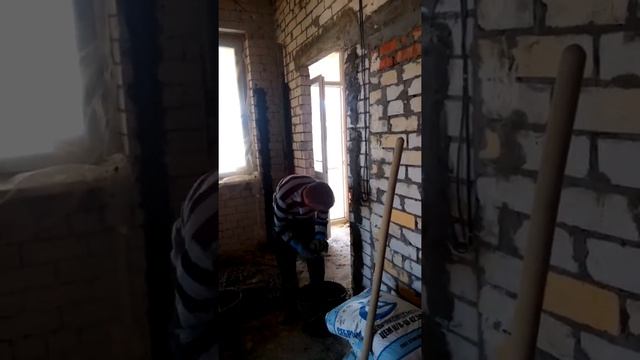 Делаем раствор и выставляем маяк