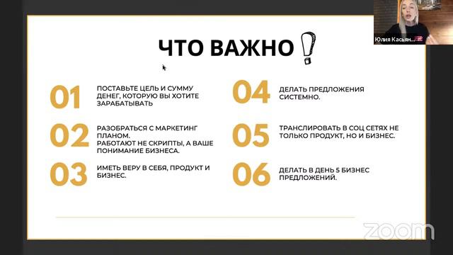 Предложение и презентация бизнеса