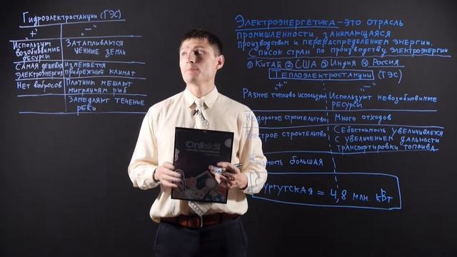 ГЕОГРАФИЯ 9 класс: Электроэнергетика России смотреть онлайн
