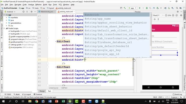 Android Studio Tutorial - How to Add Specific Digits or Input Types For Edit Text смотреть онлайн