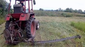 Т - 25 с косилкой, начало сенокоса