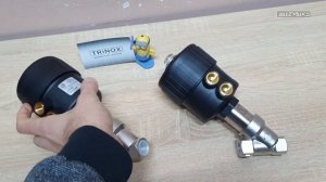 Клапан нержавеющий с пневмоприводом нормально закрытый-открытый | TRiNOX #aisi304