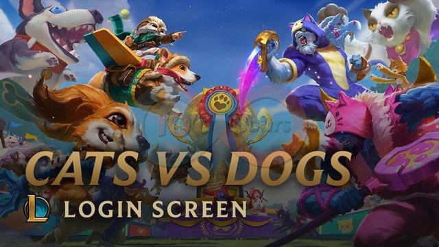 League of Legends - Cats VS Dogs Login Screen Music 10 Hours смотреть онлайн