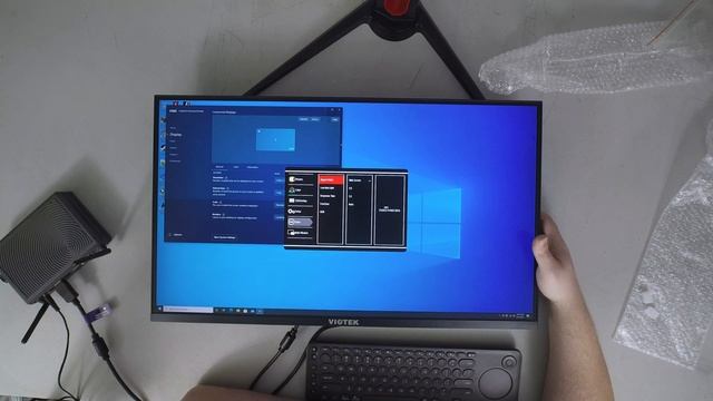 Viotek GFI27DBXA 27 inch gaming monitor unboxing and overview смотреть онлайн