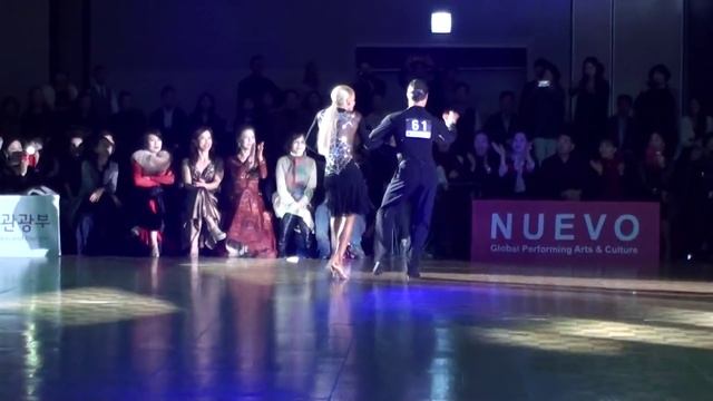 Korea Open 2016 Professional Latin Solo Samba Riccardo Cocchi & Yulia Zagoruychenko смотреть онлайн