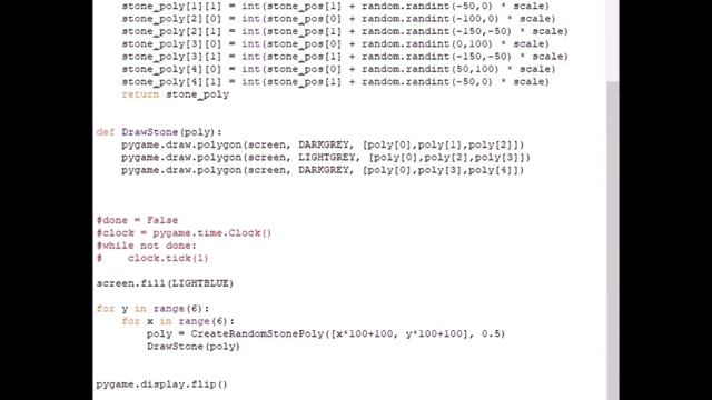PyGame: Trees, Stones, Clouds + Code! (Random Polygons) смотреть онлайн