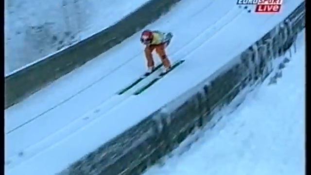 Simon Ammann - 137m - Engelberg 2001 смотреть онлайн