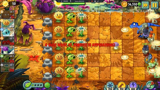Юрское Болото - Plants vs. Zombies 2: It’s About Time #27 смотреть онлайн