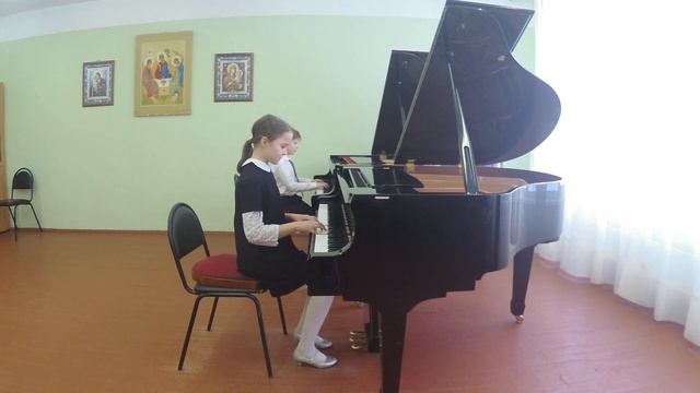 Атаманова Е. Коваленко Н.И.С.Бах "Сарабанда" ре-минор.Ж.Металлиди "Танец пингвинов" смотреть онлайн