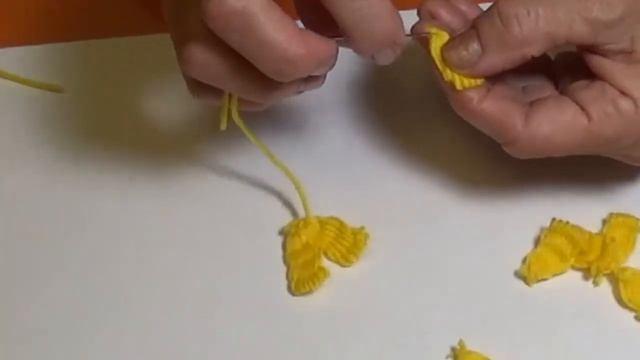Цветы из ниток, поделки из ниток, пряжи своими руками смотреть онлайн