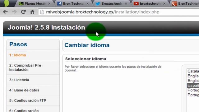 Tutorial 2 Joomla 2.5 instalación de joomla en remoto paso a paso смотреть онлайн