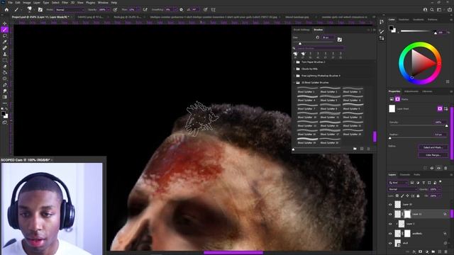 How I Turned Stephen Curry To A Zombie In Photoshop! | Cal So Scoped смотреть онлайн