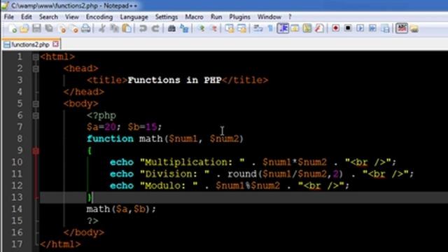 PHP & MySQL Tutorial - 35: Functions (Part-2) смотреть онлайн