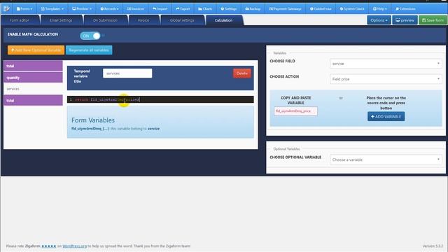 How to create an price calculator in wordpress using zigaform software смотреть онлайн