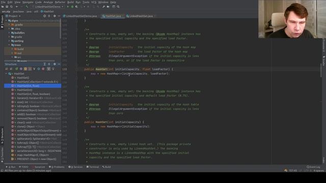 Особенность устройства LinkedHashSet смотреть онлайн
