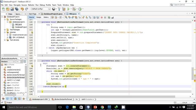 JDBC Tutorial for Beginners #6 : Display database query results in a Table смотреть онлайн