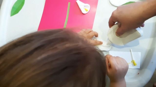 Аппликация к 8 марта. смотреть онлайн