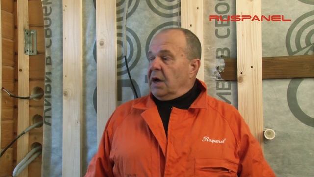 Руспанель. Применение в деревянном доме. Санузел. смотреть онлайн