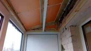 Утепление крыши балкона.