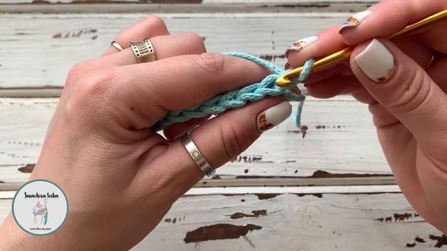 Learn the chain and the single crochet/ Учимся вязать воздушные петли и столбик без накида смотреть онлайн