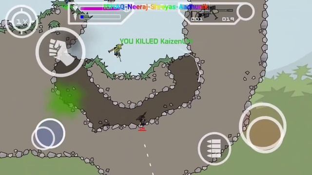 Mini Militia: Knights vs L14 | 3 POVS Ipad/Droid/IPhone | Must Watch ?? смотреть онлайн