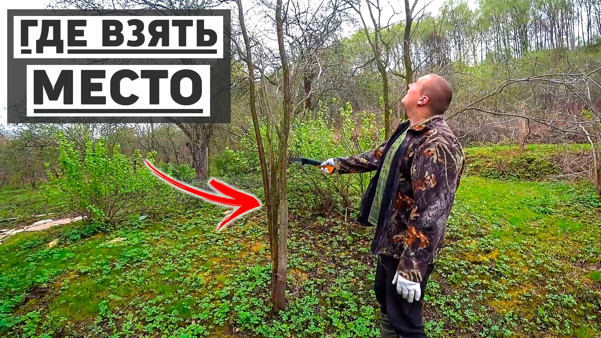 Благоустройство участка, вырубка плодового сада смотреть онлайн