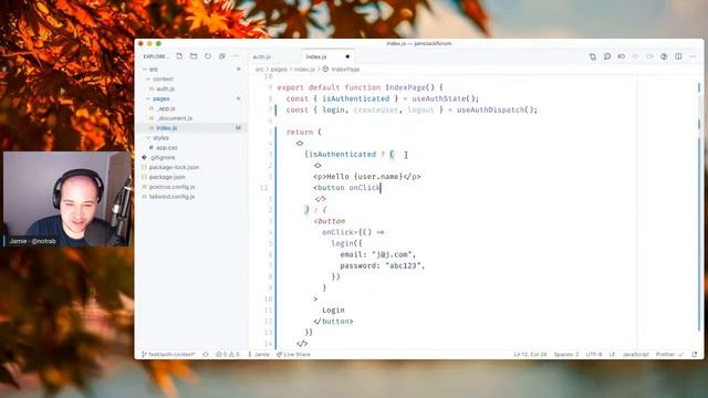 Part 3 (Auth) - Building forum software with Next and GraphQL | Hacktoberfest смотреть онлайн