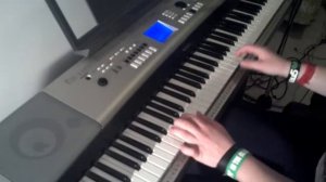 Austin playing Master of Puppets on piano