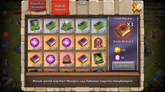 Hadiah Harian Untuk Pemula Selama 30 Hari Yang Ke-10 (Castle Clash: Pasukan Perkasa) #9 смотреть онлайн