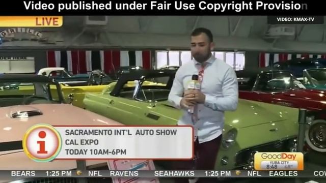 Angel Cardenas CBS Good Day Sacramento California Ford Thunderbird Classic International Car Show смотреть онлайн