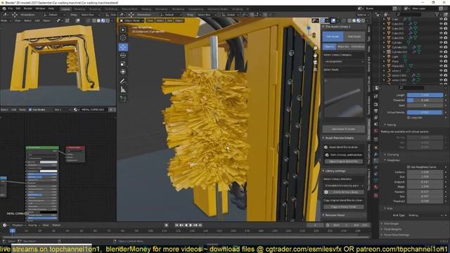 modeling a car washing machine in blender смотреть онлайн