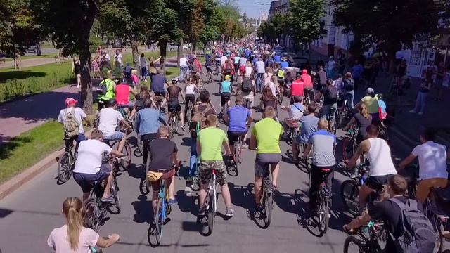 Велодень 2018 в Чернигове смотреть онлайн