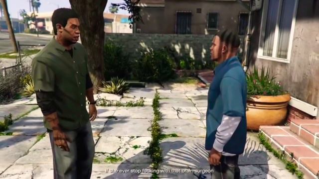 Lamar roasts franklin backwards (GTA V) смотреть онлайн