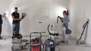 Новая  шлифмашинка  ЖИРАФ от БОШ. BOSCH GTR 550. Малярный ТЕСТДРАЙВ.